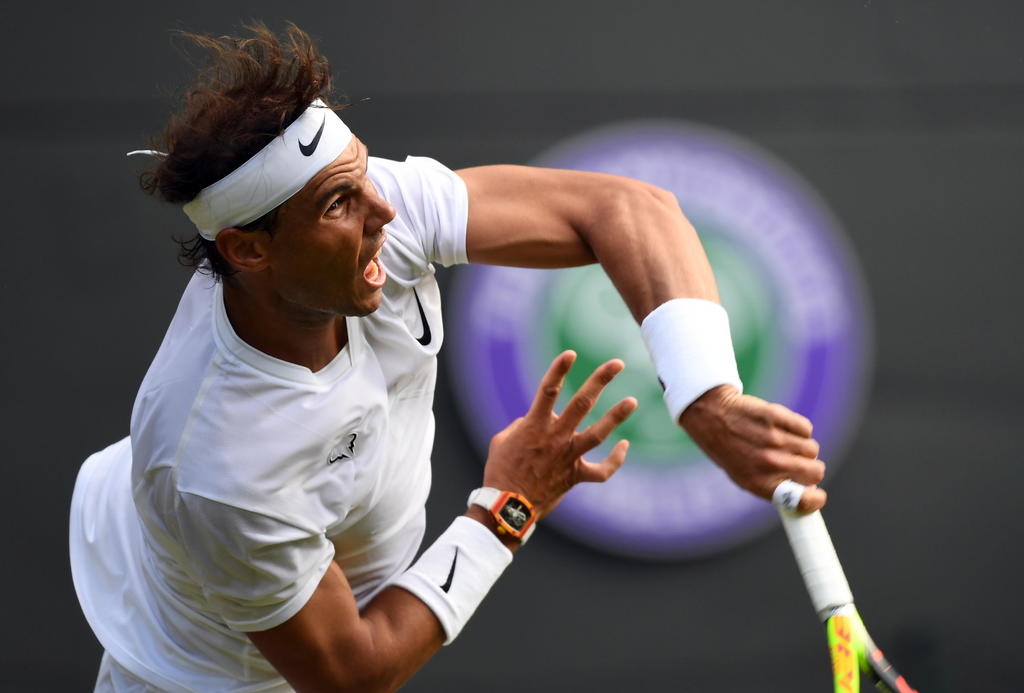 Rafael Nadal regresó a Wimbledon. (AGENCIA)
