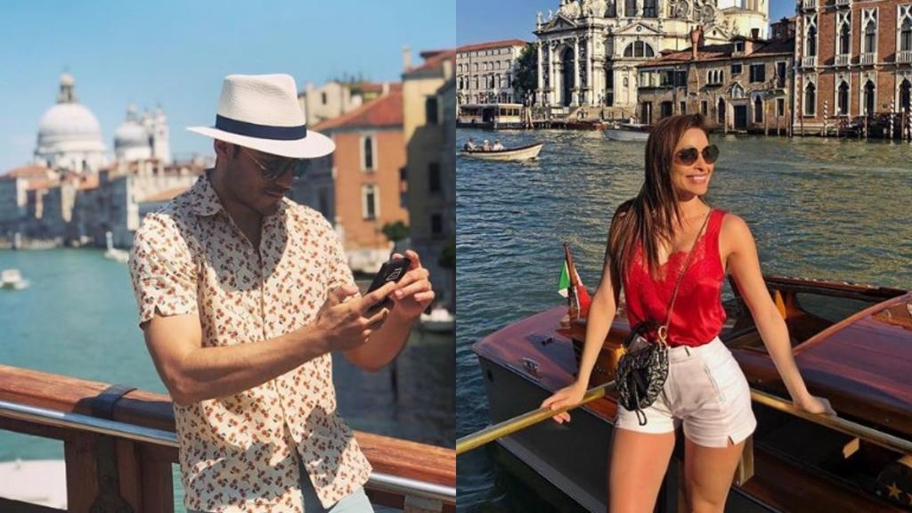 El cantante se relaja en Italia, y al parecer no lo hace solo, sino con su novia Cynthia Rodríguez. (ESPECIAL)