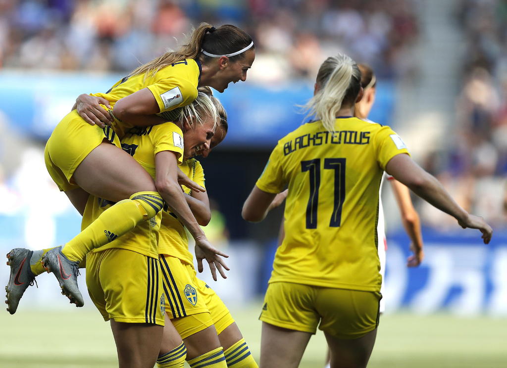  Suecia se adjudicó el tercer lugar de la Copa Mundial Femenil Francia 2019. (EFE)