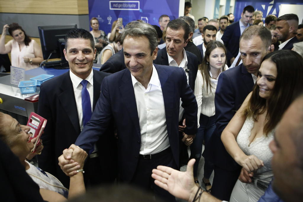 El partido de centro-derecha es encabezado por Kyriakos Mitsotakis y le ganó al actual primer ministro Tsipras. (ARCHIVO)