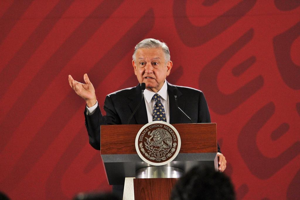 López Obrador rechazó que haya esas irregularidades y corrupción en su administración. (NOTIMEX)