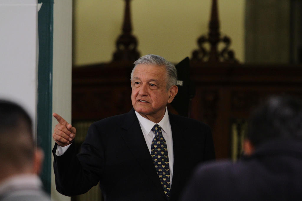 El presidente Andrés Manuel López Obrador sostiene una reunión con al menos 40 empresarios de Nuevo León para tratar temas de inversiones regionales. (NOTIMEX)