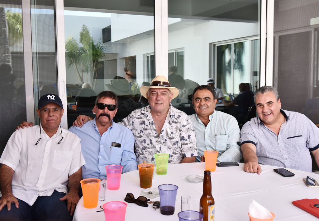 Gerardo Bustos, Homero Ayup, Manolo Fernández, Juan Carlos Galindo y Ricardo Hamdan.