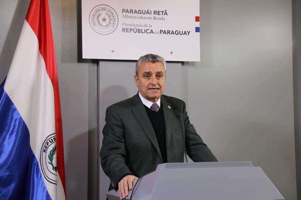 'Ahora cayó el mayor narcotraficante del Paraguay, que es 'Liko'í', el más grande de todos', dijo Villamayor a los periodistas tras un evento en la Cancillería. (ARCHIVO)