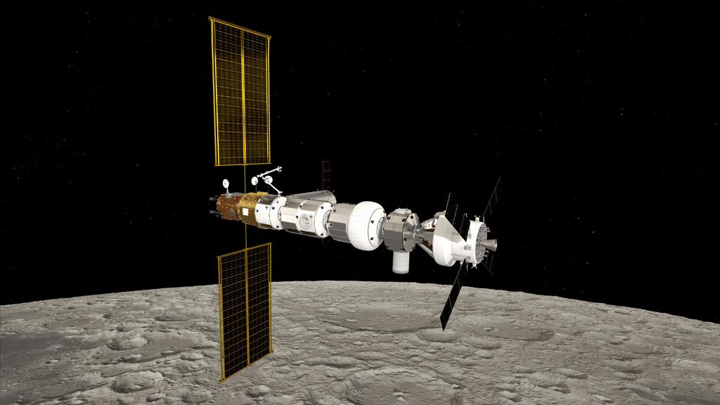 La llamada Gateway será una especie de 'parada de autobús' desde la que descender a la superficie lunar o adentrarse en un futuro en misiones más lejanas. (EFE)