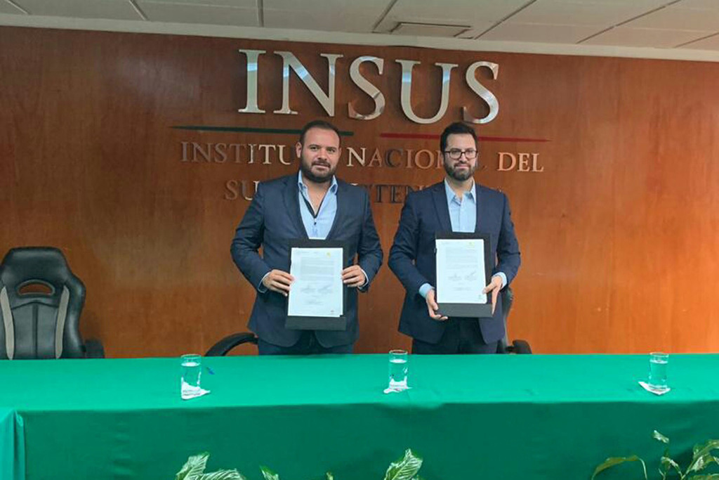 Firma convenio el Ayuntamiento de Francisco I. Madero con la Sedatu en la Ciudad de México. (EL SIGLO DE TORREÓN/GUADALUPE MIRANDA)