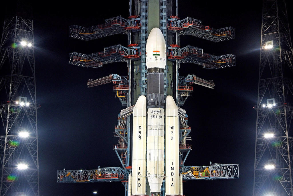 El próximo lunes intentará de nuevo el lanzamiento de su misión Chandrayaan-2 al inexplorado polo sur de la Luna. (EFE)