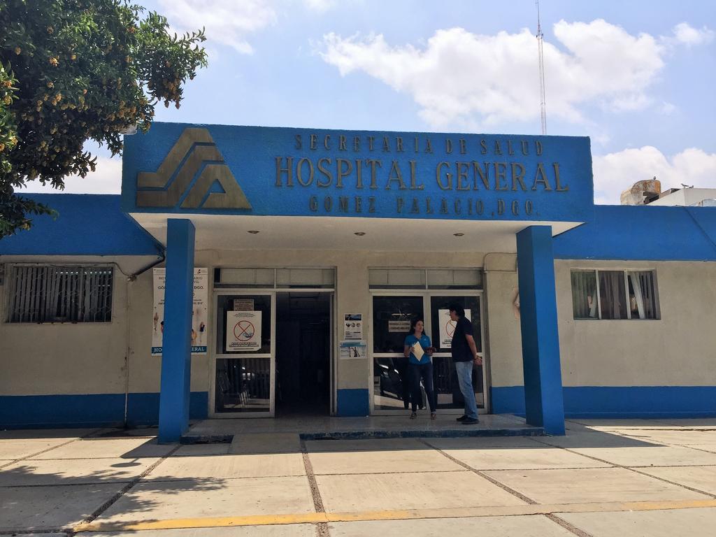 Ingresó un joven de 18 años al Hospital General de Gómez Palacio. (ARCHIVO)