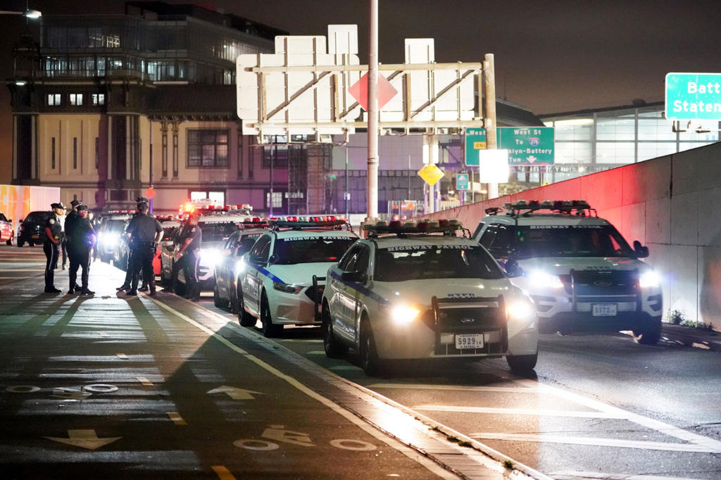 'El Chapo' fue transportado en un coche blindado de la Policía de Nueva York. (NEW YORK POST)