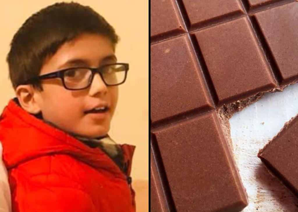 El padre compró el chocolate sin fijarse bien en los ingredientes. (INTERNET)