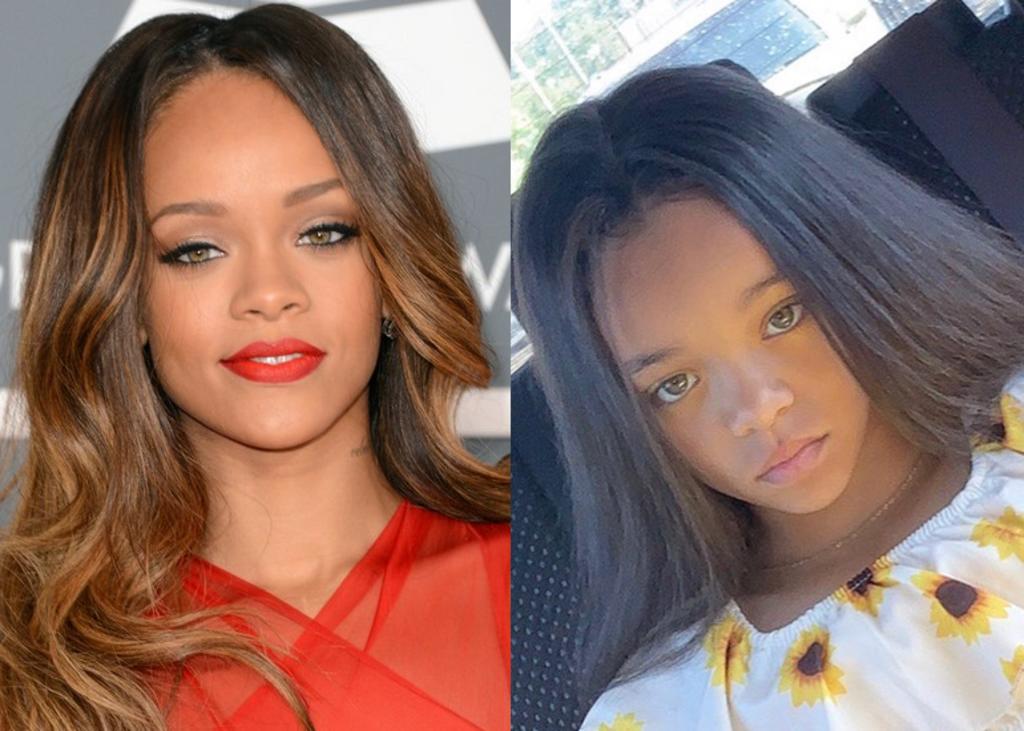 La menor es tan parecida a Rihanna que está dejando a todos sorprendidos. (INTERNET)