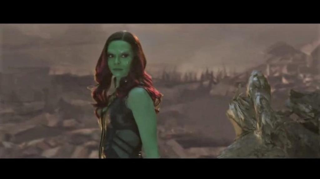 “Gamora”, personaje interpretado por Zoe Saldaña, que es hija adoptiva de “Thanos”, se convirtió en tendencia tras hacerse viral el clip. (ESPECIAL)