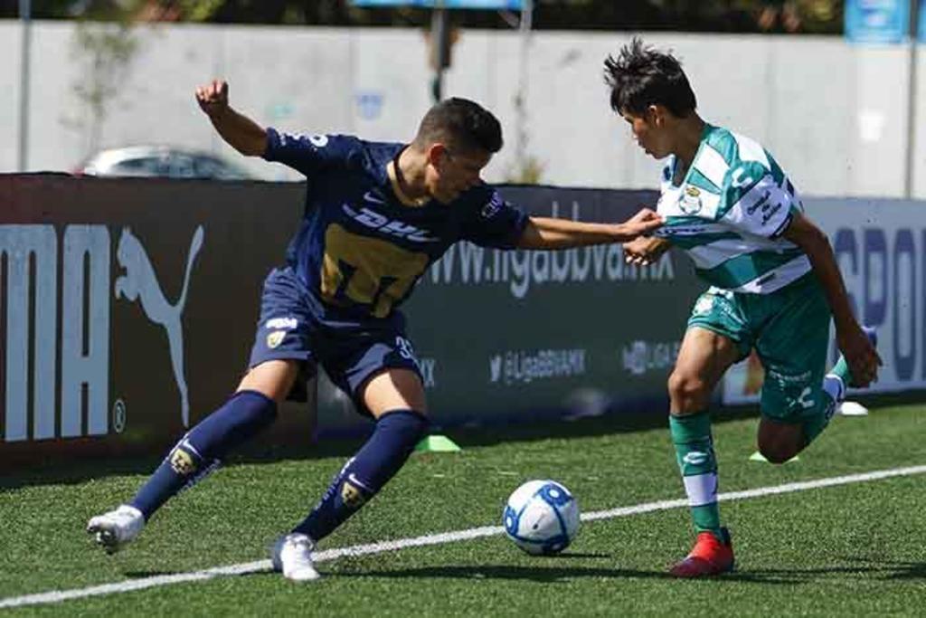 Un partido vibrante y emocionante fue el disputado en Toluca entre los pequeños universitarios y los albiverdes. (CORTESÍA LIGA MX)