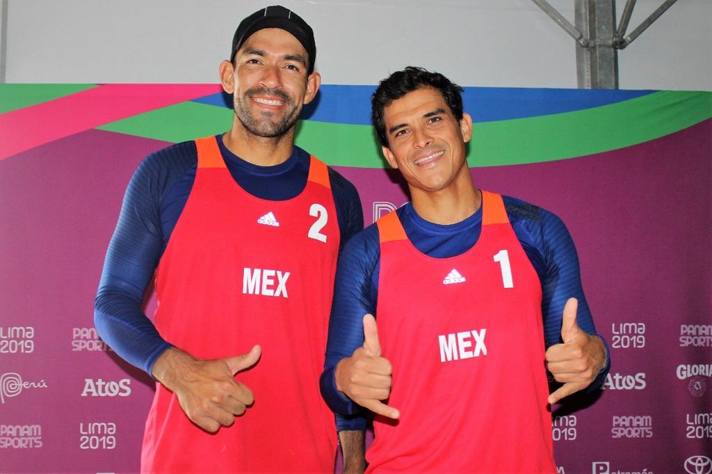 Mexicanos avanzan a semifinales de voleibol de playa en Lima 2019