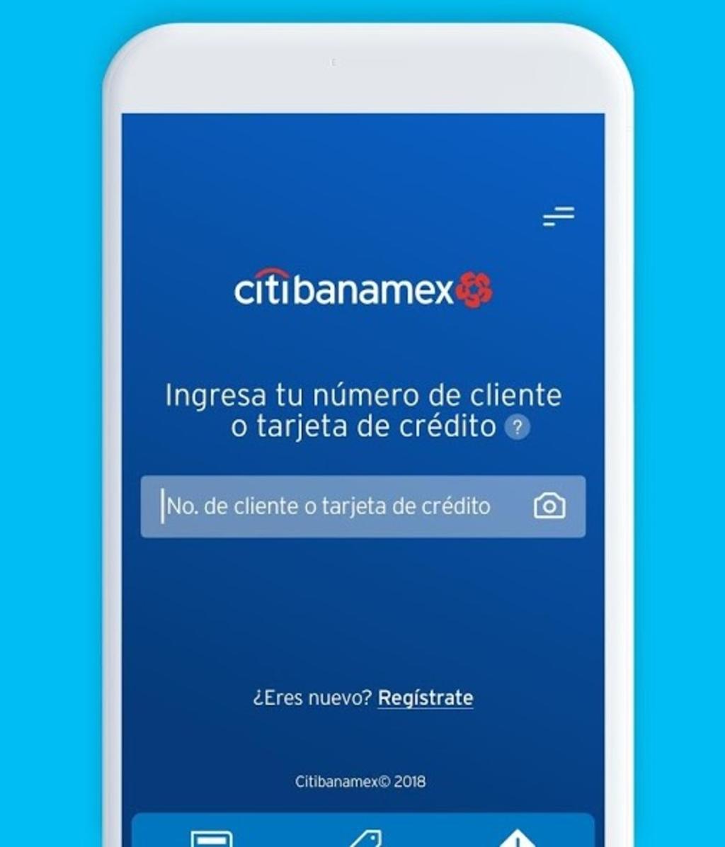 Durante este mediodía, la aplicación de Citibanamex ha presentado algunas fallas que impiden realizar algunas operaciones a sus usuarios. (ESPECIAL)