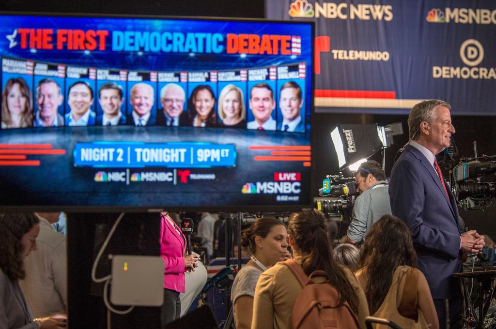 La cadena de noticias CNN organiza el debate, que se realizará la noche de este martes y de mañana miércoles, y que tiene como fin mostrar al candidato demócrata más “elegible” para contender en las votaciones del 3 de noviembre de 2020. (ARCHIVO)