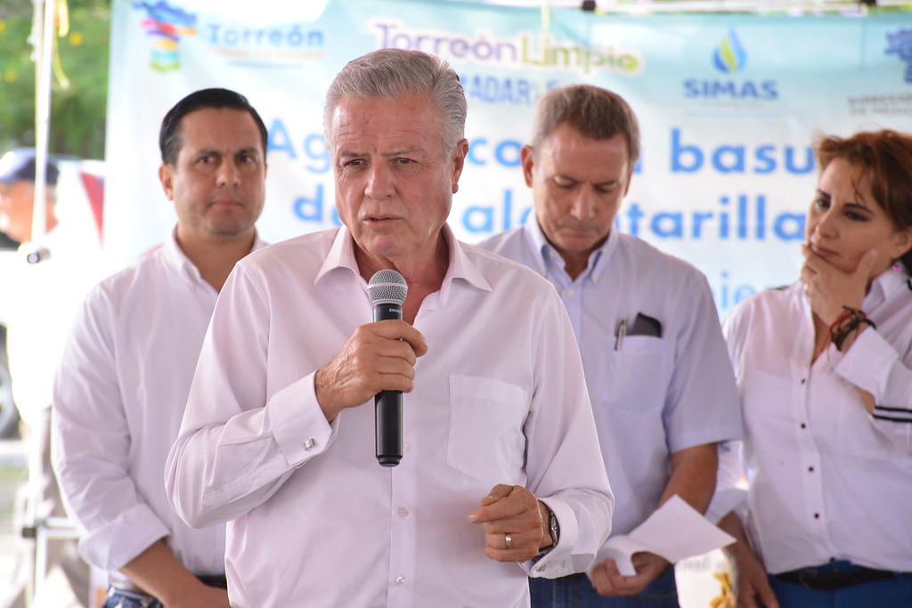 El alcalde Jorge Zermeño criticó dicha postura de Moreira Valdés, a quien además acusó de siempre manifestar 'desprecio' a la región. (EL SIGLO DE TORREÓN/FERNANDO COMPEÁN)