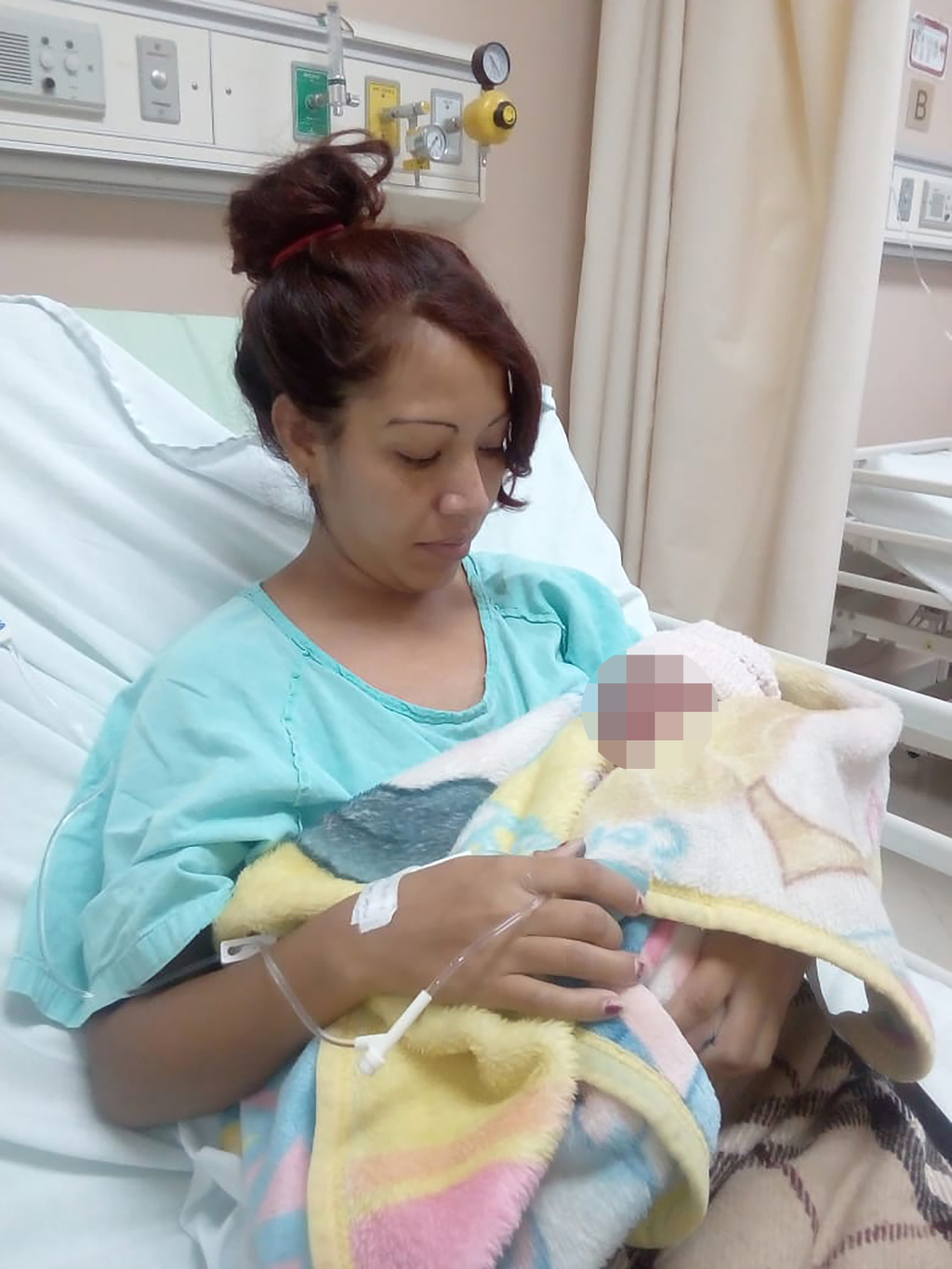 Mabel dio a luz a la pequeña Danna Yisel, quien nació en una camioneta camino al Hospital General de Torreón. (EL SIGLO DE TORREÓN)