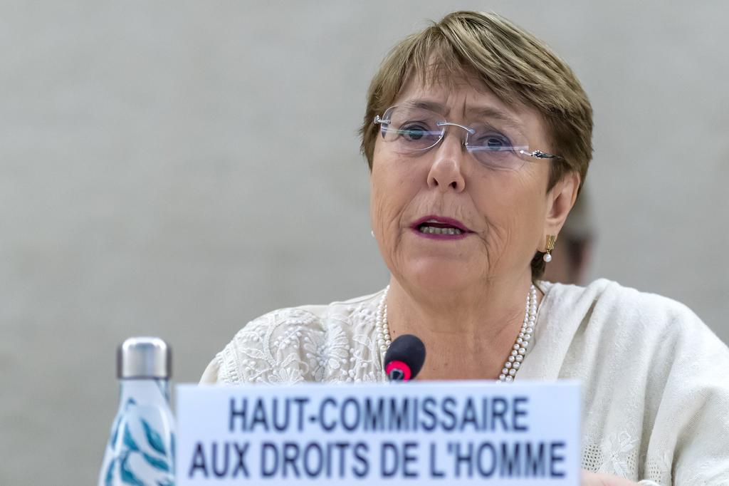 La alta comisionada de laOrganización de las Naciones Unidas para los Derechos Humanos,Michelle Bachelet. (ARCHIVO)