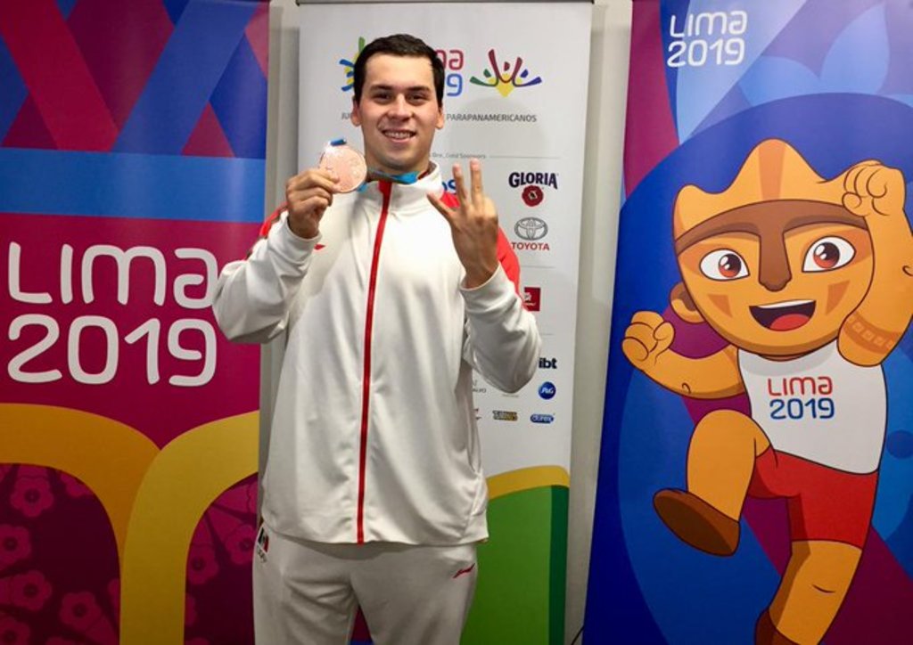 Ricardo Vargas ganó tres medallas de bronce en Lima 2019. (CORTESÍA)