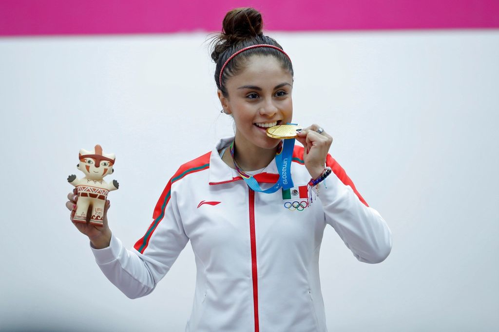 Paola Longoria tiene nueve medallas de oro en Panamericanos. (EFE)