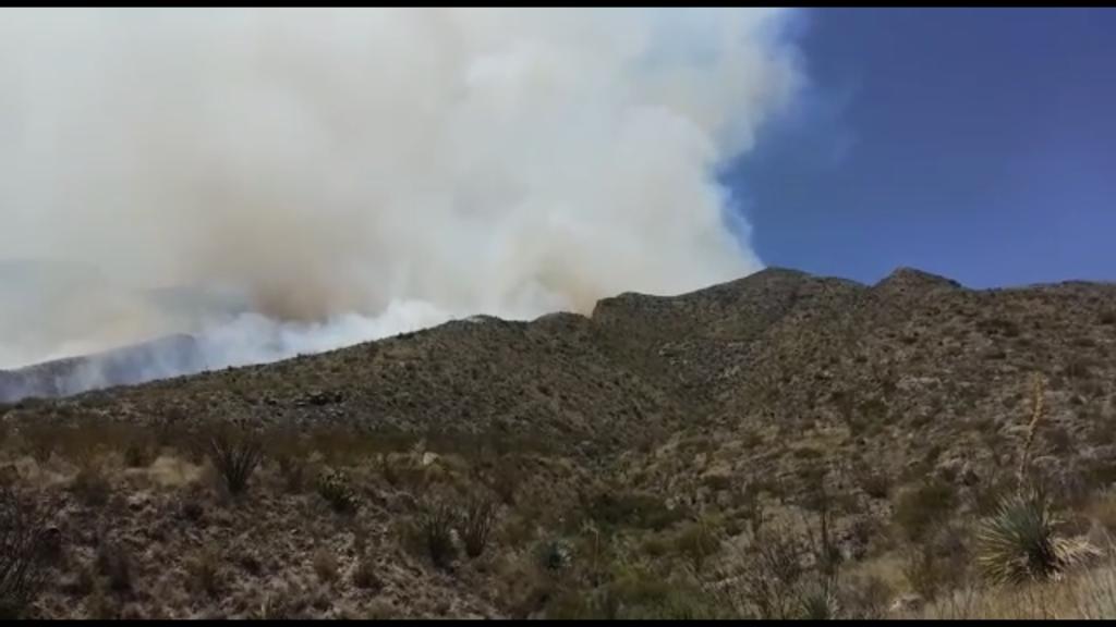 Más de mil hectáreas de la zona desértica se incendian desde el pasado domingo. (EL SIGLO COAHUILA)