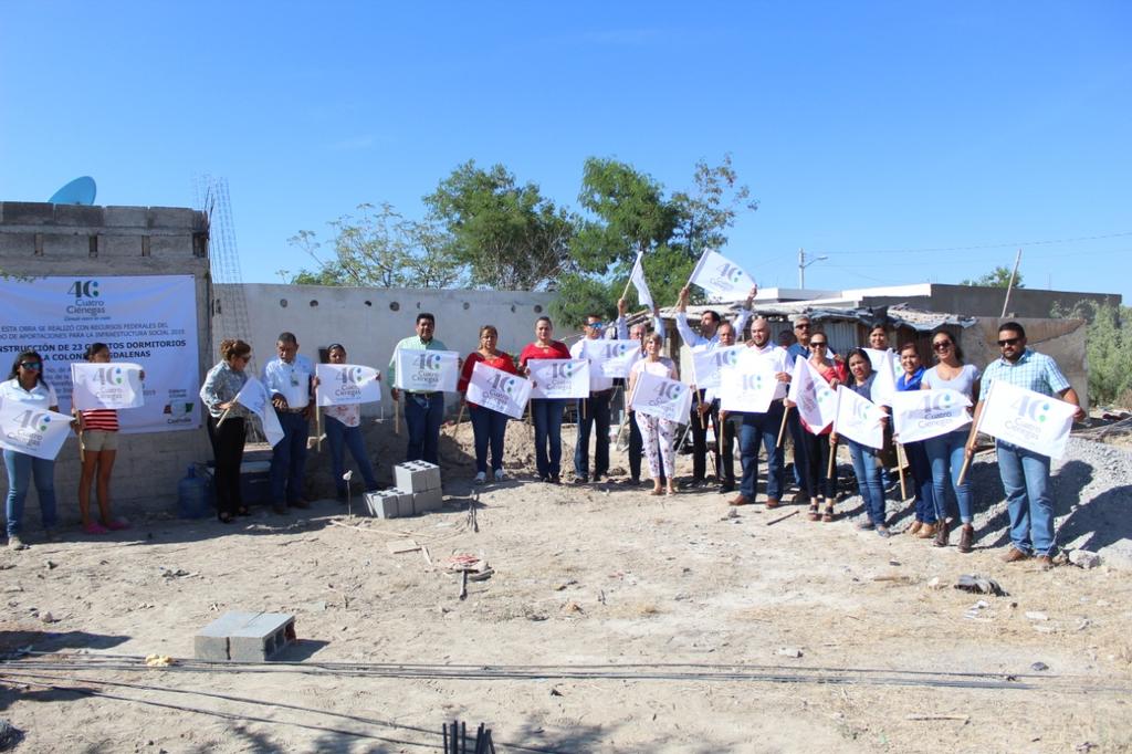 La colonia Las Magdalenas recibirá una serie de proyectos como obras de drenaje, pavimentación y la construcción de habitaciones, para ayudar a elevar su calidad de vida y salud. (EL SIGLO COAH.)