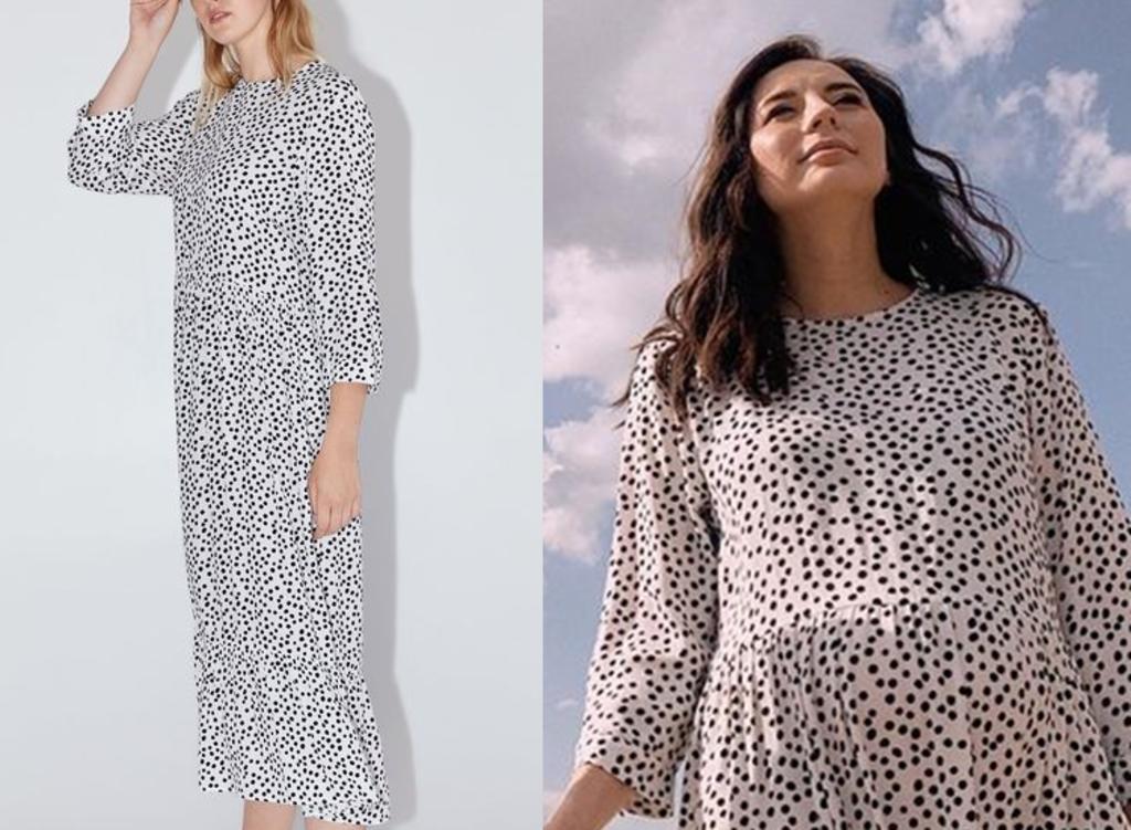 El vestido del verano, marca Zara, que muchos han criticado y otros celebrado por su diseño. (INTERNET)