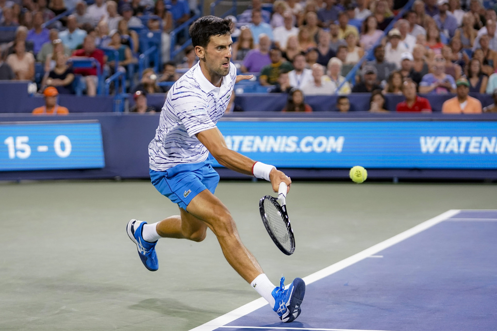 Novak Djokovic se impuso 7-6, 6-1 a Lucas Pouille y avanzó a las semifinales del Masters 1000 de Cincinnati, donde se medirá a Daniil Medvedev.