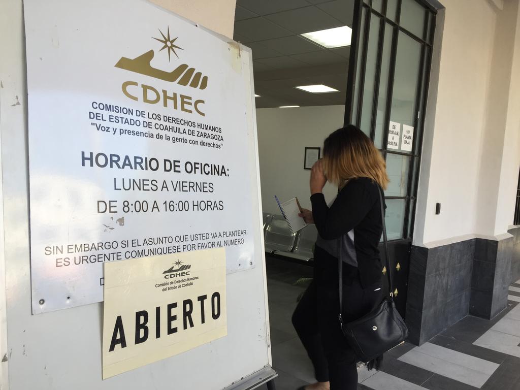  La Comisión de los Derechos Humanos del Estado de Coahuila (CDHEC), informó que iniciará un procedimiento de oficio para dar seguimiento a la queja.