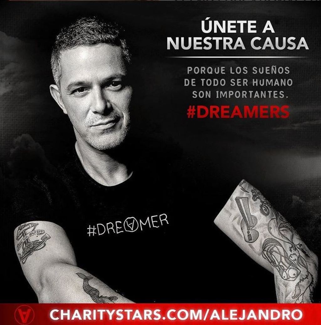 Alejandro Sanz es un defensor de los 'dreamers'