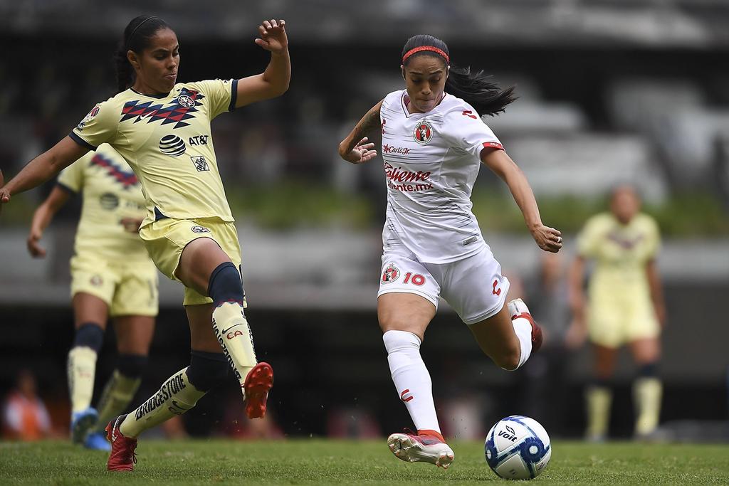 La única suspendida de la Liga MX Femenil se dio en el encuentro entre Xolos y América. (CORTESÍA)