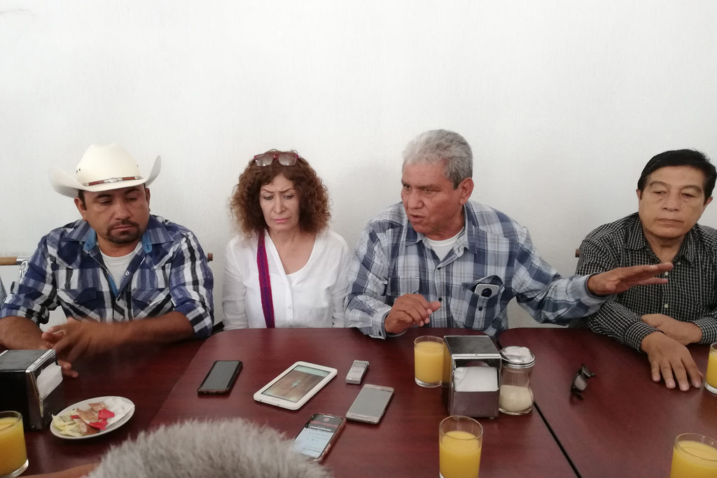 Denuncian productores y organizaciones campesinas que hay robo de agua y que esto fue demostrado en estudio pedido por Conagua. (VIRGINIA HERNÁNDEZ)