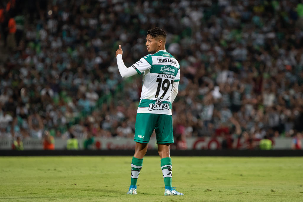 Adrián Lozano debutó en Santos Laguna en el reciente Torneo Apertura 2019. (ARCHIVO)