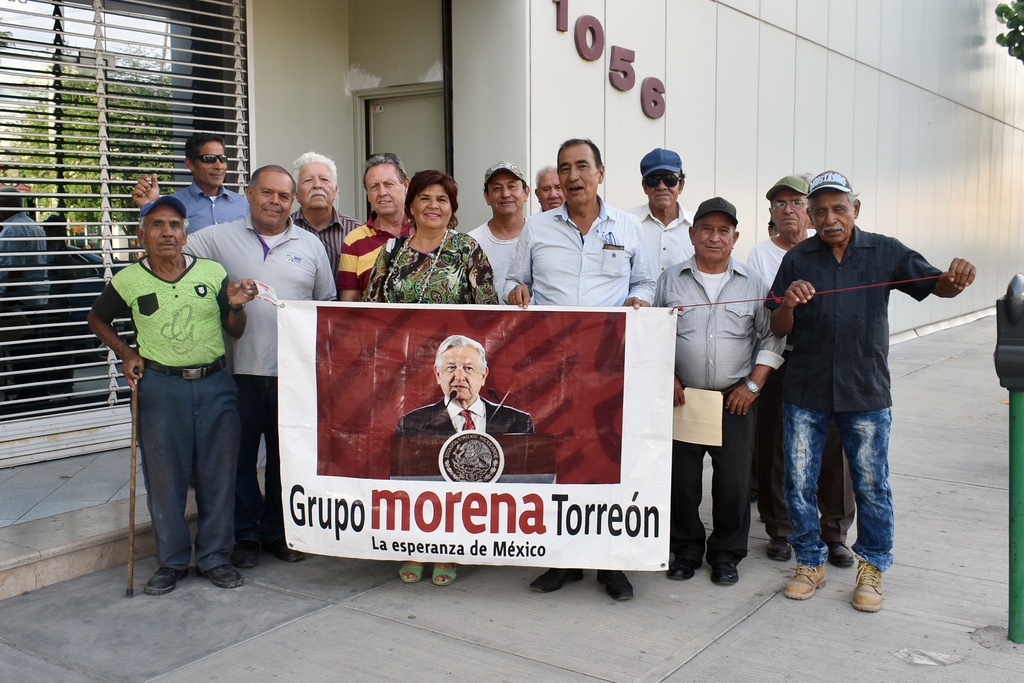 Grupo Morena Torreón criticó los filtros contra placas vencidas. (JOEL MENDOZA)