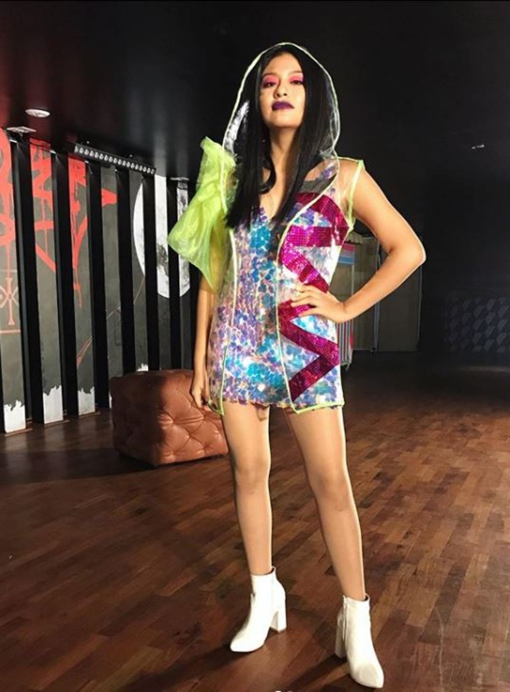 En sus redes. La cantante Wendy Sulca responde críticas por su aparición en cartel de Vivo X El Rock 2019.