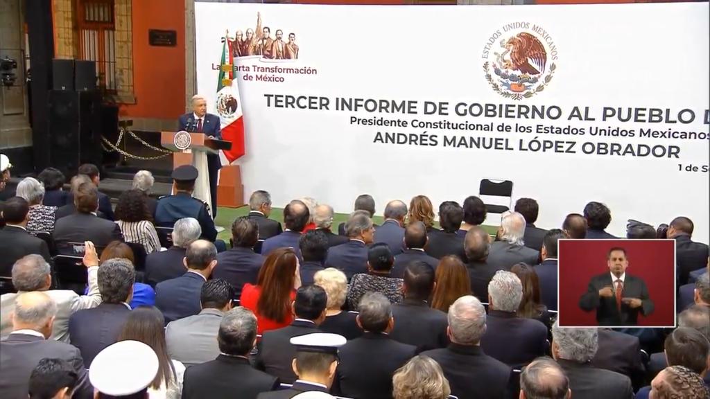 Este domingo, el presidente Andrés Manuel López Obrador rinde su Primer Informe de Gobierno Constitucional, donde da a conocer las acciones que implementó desde el inicio de su administración. (ESPECIAL)