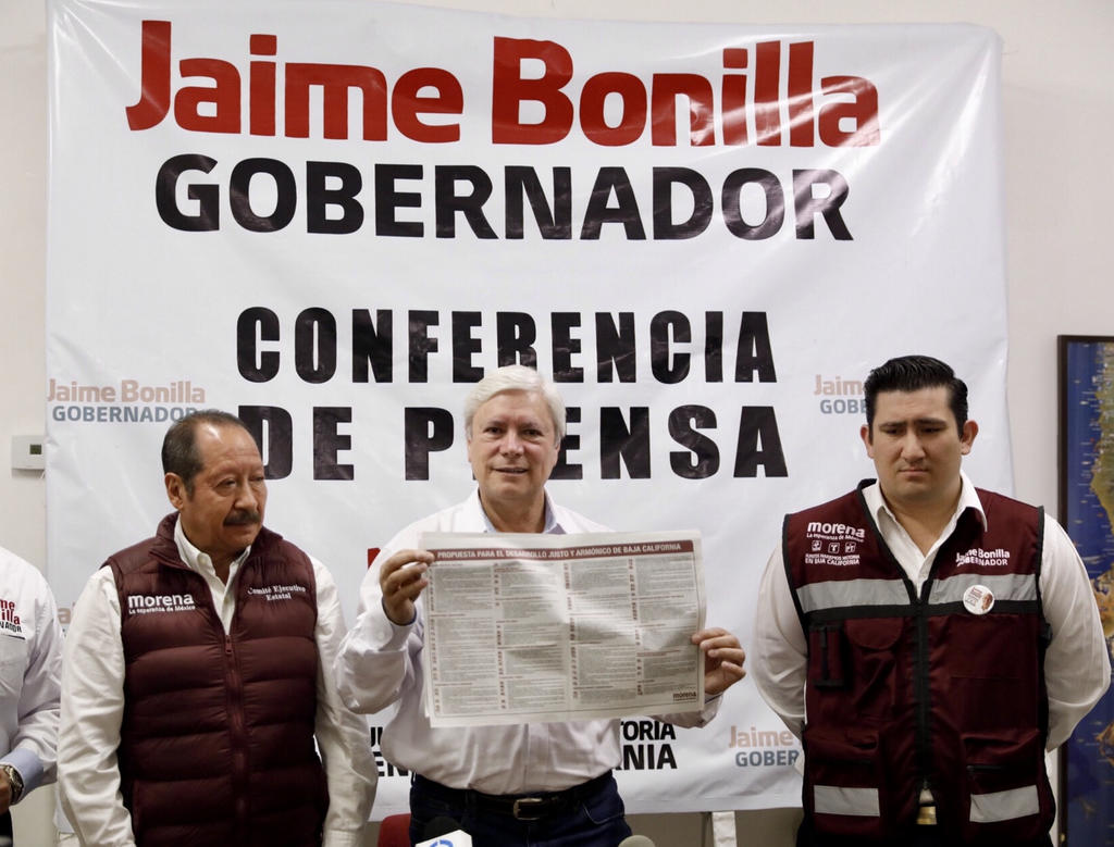 Los integrantes de la Federación Coparmex Baja California se reunieron con el gobernador electo, Jaime Bonilla Valdez, para abordar el tema de la “Ley Bonilla”, en cuyo marco dieron a conocer que celebran la consulta popular sobre la misma, propuesta por los legisladores. (ARCHIVO)