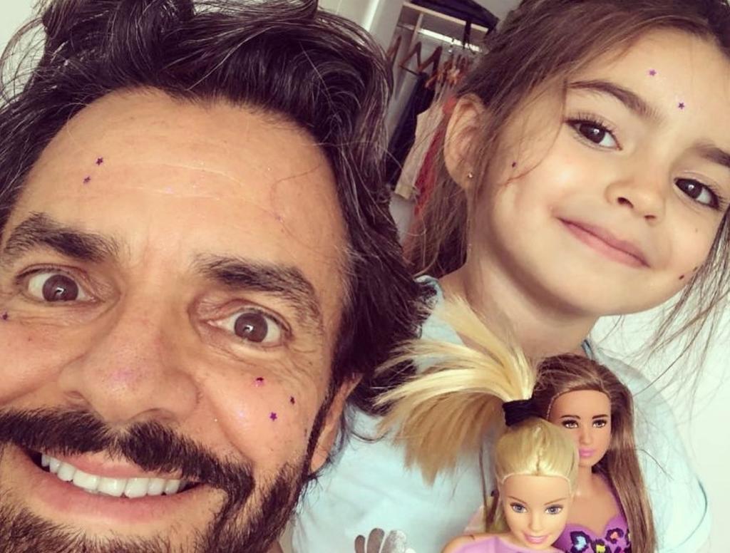 Eugenio Derbez compartió en sus redes sociales un tierno video de su hija Aitana. (INSTAGRAM) 
