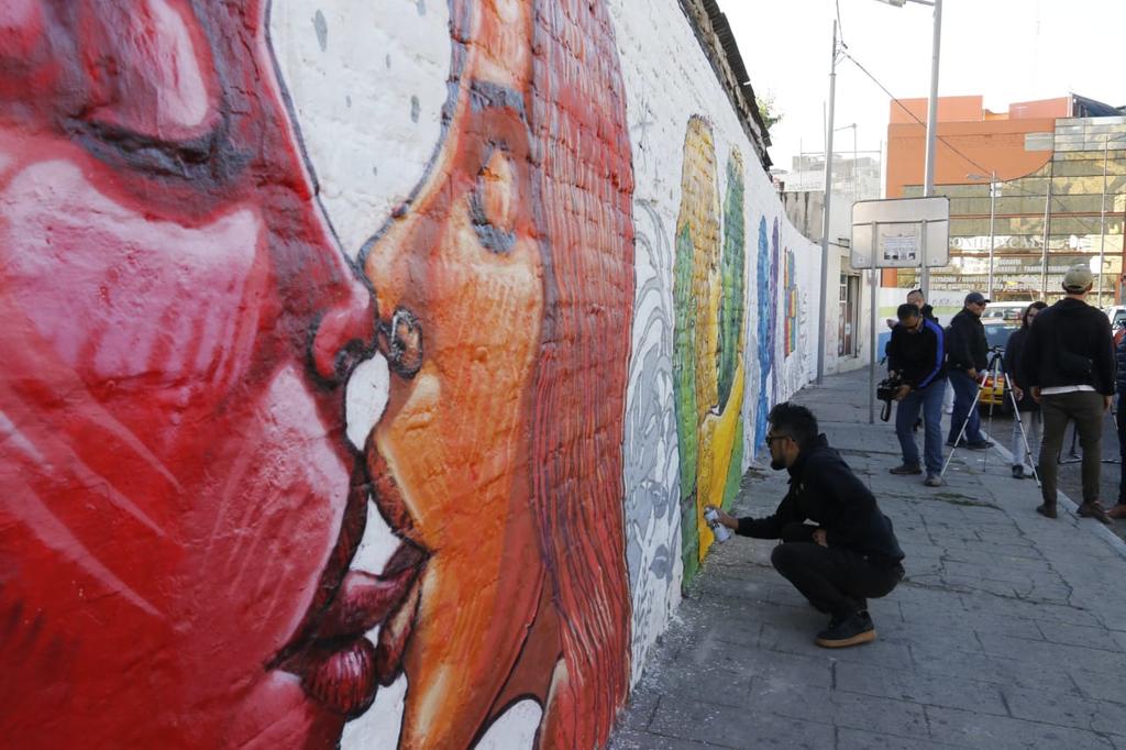 Se entremezcla el debate en torno a la libertad de expresión y la criminalización del arte urbano, según el pintor. (ESPECIAL)