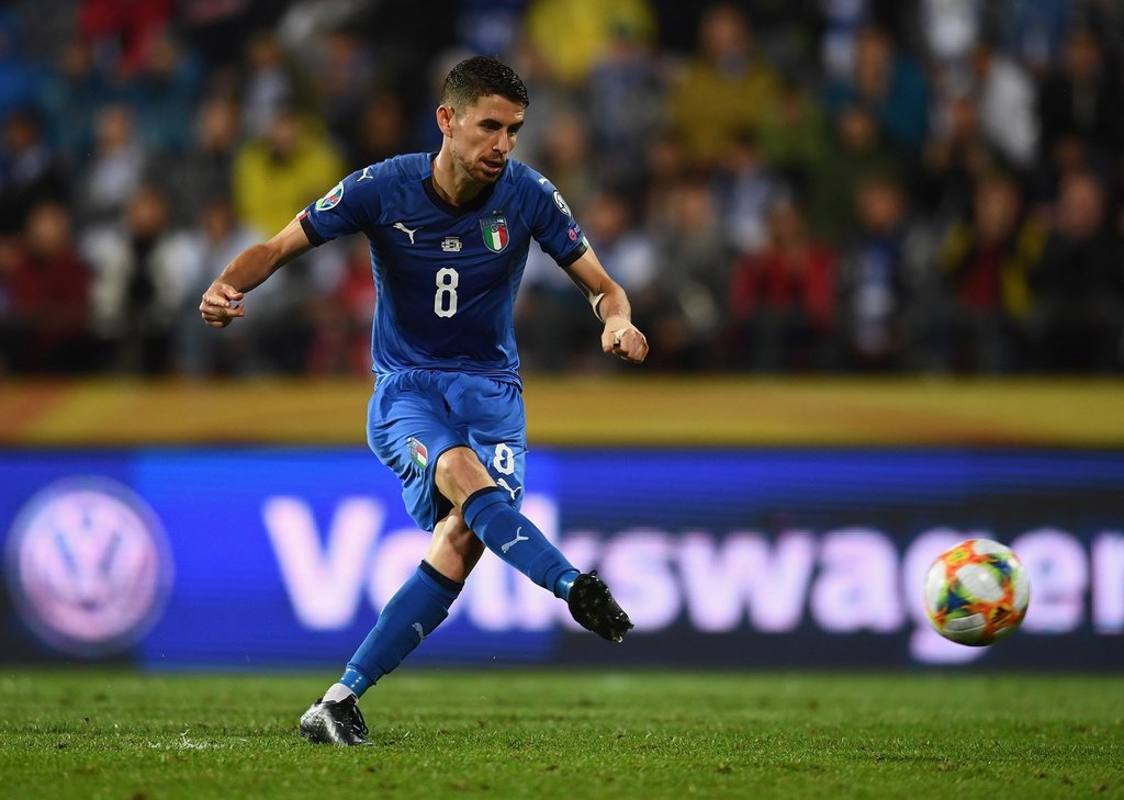 Jorginho marcó el gol con el que los italianos vencieron a Finlandia. (ESPECIAL) 