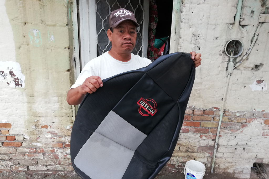 Juanito Justo logró un microcrédito de 6 mil pesos gracias al programa de Tandas del Bienestar. (VIRGINIA HERNÁNDEZ)