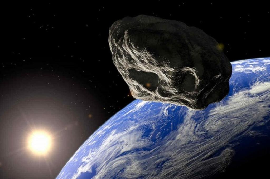 Tres asteroides de distintos tamaños que pasaron cerca de la Tierra. (INTERNET)
