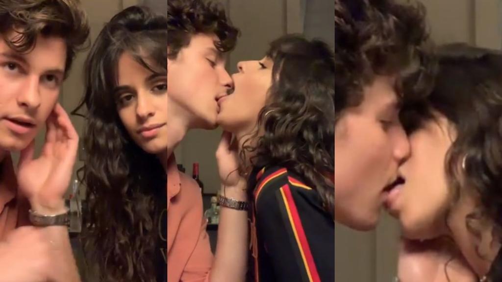 Shawn Mendes y Camila sorprenden con video besándose en sus redes sociales. (ESPECIAL)