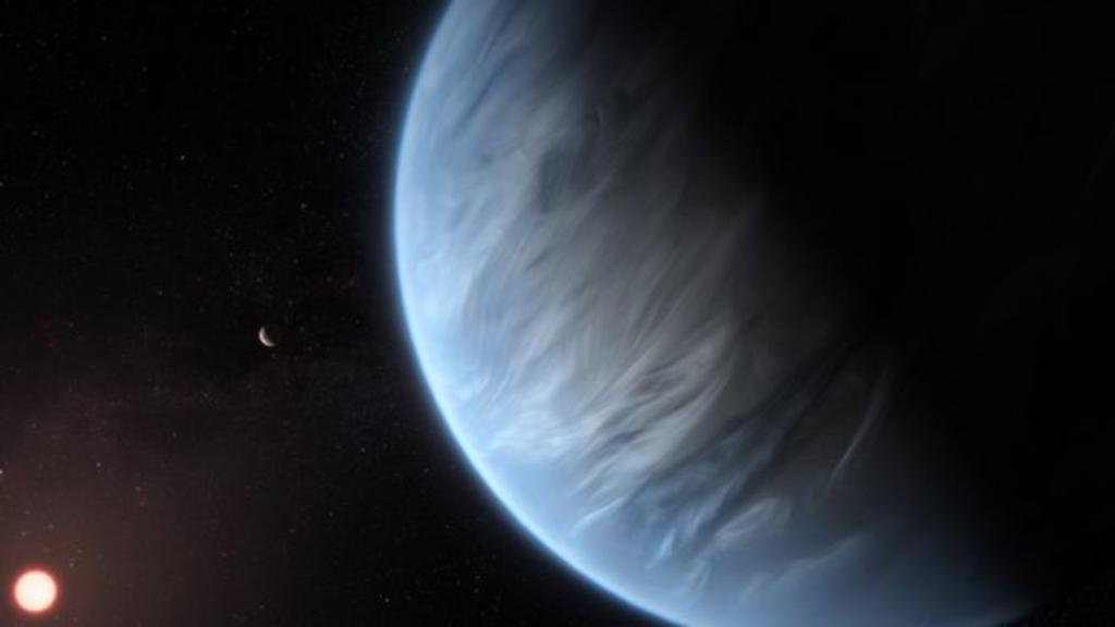 Un grupo de científicos ha detectado por primera vez vapor de agua en la atmósfera de un exoplaneta de tamaño comparable a la Tierra, lo que le convierte en el mejor candidato hasta ahora para ser habitable. (ESPECIAL)