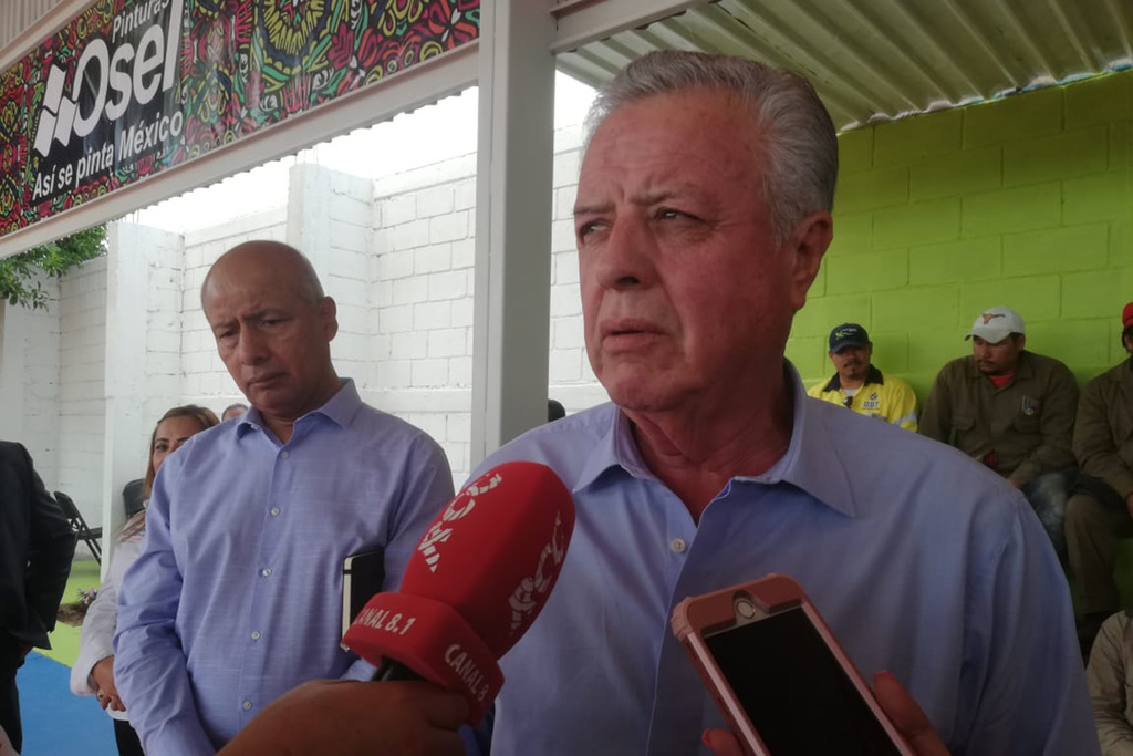 El alcalde de Torreón, Jorge Zermeño Infante, señaló que el espacio deportivo se construirá cercano a las comunidades rurales. (BEATRIZ A. SILVA)