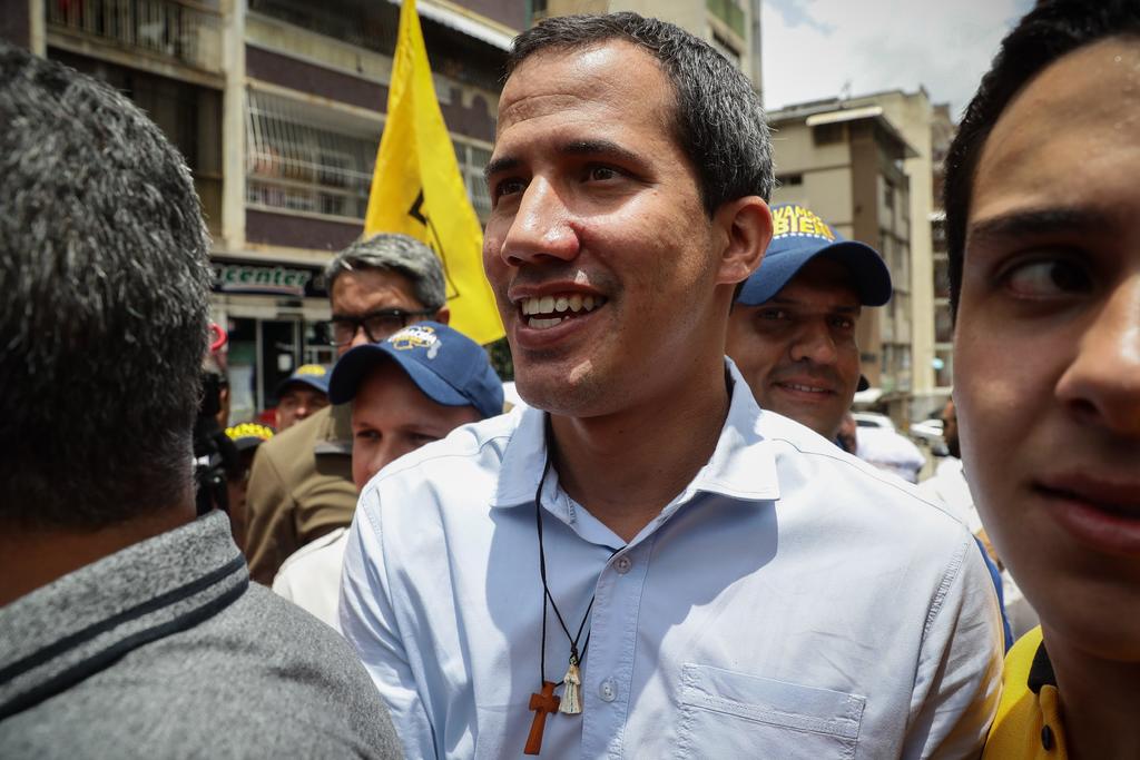 Juan Guaidó anunció ayer que abandonó el diálogo con el Gobierno de Nicolás Maduro. (EFE)