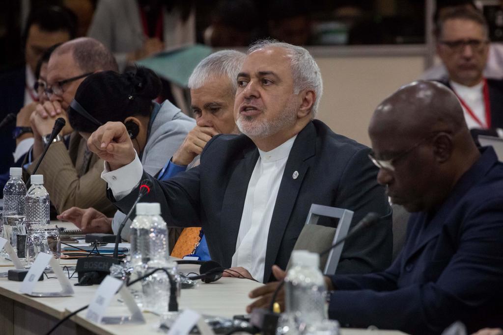 El ministro de Relaciones Exteriores de Irán, Mohamad Yavad Zarif, denunció que Mike Pompeo ha recurrido al 'engaño máximo'. (EFE)