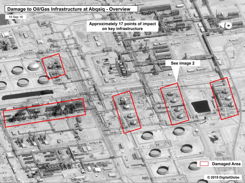 Informó que los ataques del pasado sábado contra las instalaciones petrolíferas de la compañía estatal Aramco fueron efectuados con 18 drones y 7 misiles de crucero iraníes. (ARCHIVO)