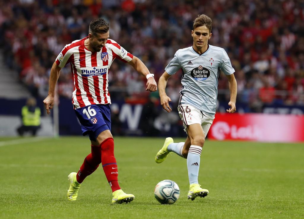 Atlético de Madrid fue incapaz de marcar goles por segundo juego consecutivo al firmar el sábado una igualada a cero con el Celta de Vigo. (EFE)